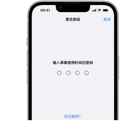 环江iPhone屏幕维修分享iPhone屏幕使用时间密码忘记了怎么办 