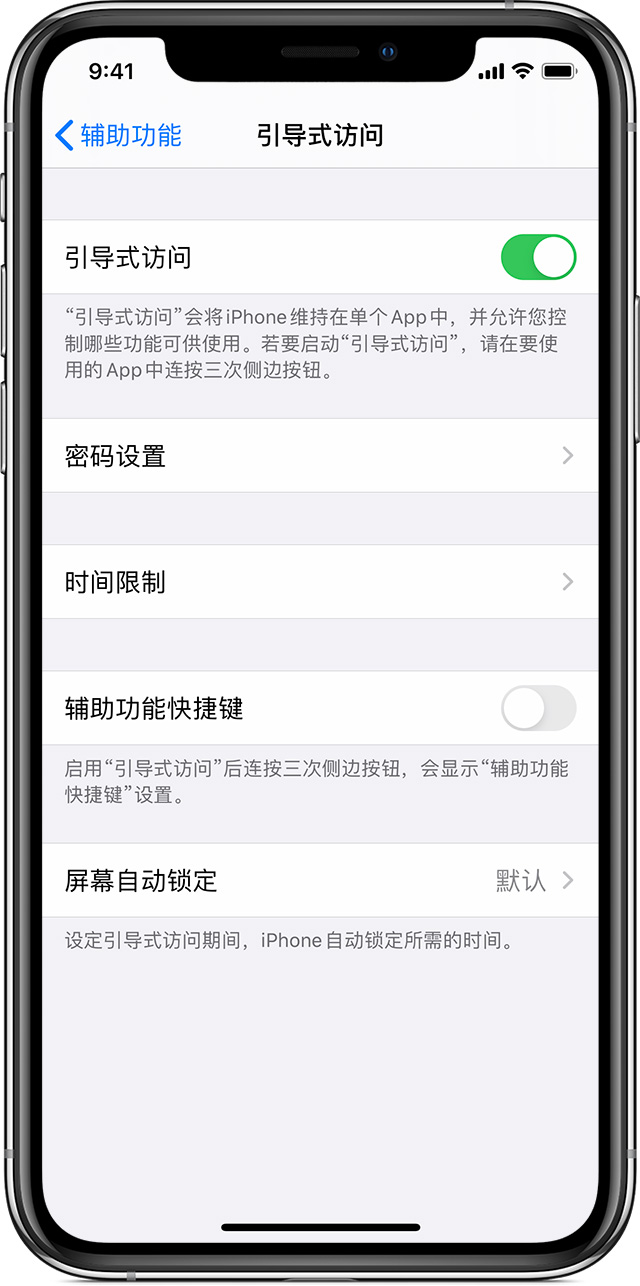 环江苹果手机维修分享如何在 iPhone 上退出引导式访问 