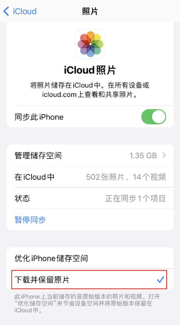 环江苹果手机维修分享iPhone 无法加载高质量照片怎么办 