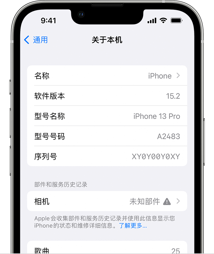 环江苹果维修分享iPhone 出现提示相机“未知部件”是什么原因？ 