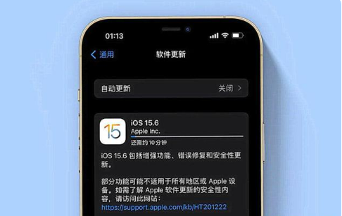 环江苹果手机维修分享iOS 15.6续航怎么样 